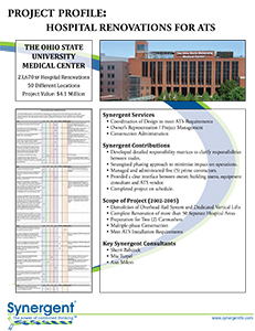 Project Profile: Hospital Renovations for ATS