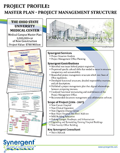 Project Profile: Master Plan / Project Management Structure